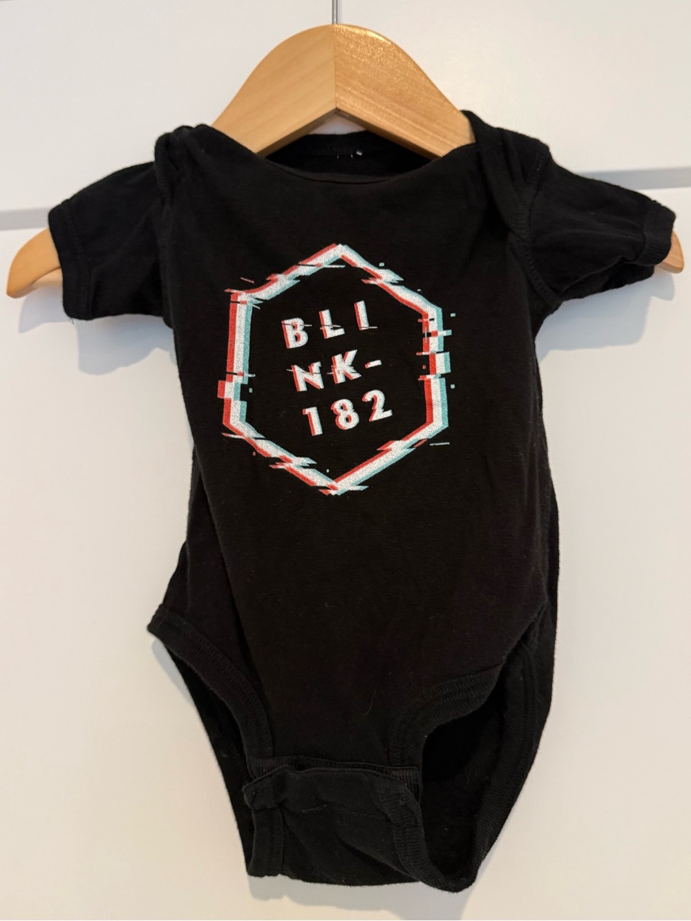 Blank 182 Black Graphic Baby One-Piece 6-9m